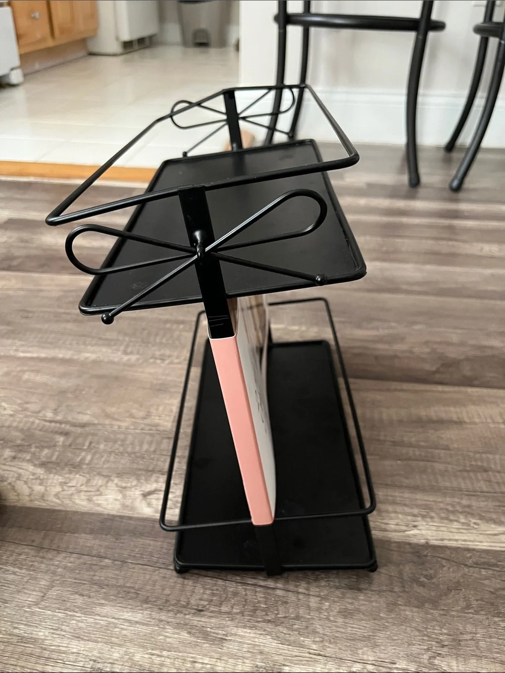 2-Tier Black Vanity Organizer